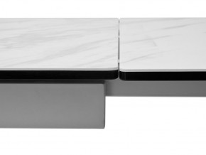 Стол BELLUNO 160 MARBLES KL-99 Белый мрамор матовый, итальянская керамика/ белый каркас, ®DISAUR в Нижневартовске - niznevartovsk.ok-mebel.com | фото 7