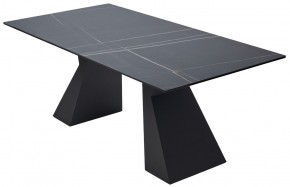 Стол БОГАРТ 200 TITANIUM BLACK PULIDO, керамика / Черный М-City в Нижневартовске - niznevartovsk.ok-mebel.com | фото 5