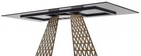 Стол ENNA 220 KL-188 Контрастный мрамор матовый, итальянская керамика/ каркас цвета шампань, ®DISAUR в Нижневартовске - niznevartovsk.ok-mebel.com | фото 12