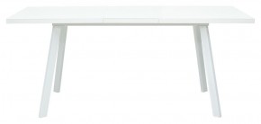 Стол ФИН 120 Белый, стекло/ Белый каркас М-City в Нижневартовске - niznevartovsk.ok-mebel.com | фото 2