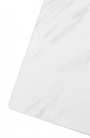Стол FONDI 180 MARBLES KL-99 Белый мрамор матовый, итальянская керамика/ черный каркас, ®DISAUR в Нижневартовске - niznevartovsk.ok-mebel.com | фото 6