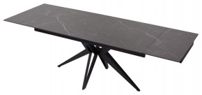 Стол FORIO 160 MATT BLACK MARBLE SOLID CERAMIC / BLACK, ®DISAUR в Нижневартовске - niznevartovsk.ok-mebel.com | фото 5