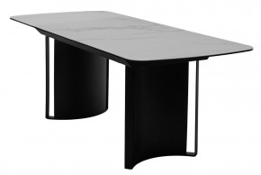 Стол RASMUS 160 TL-45 Белый мрамор, испанская керамика / черный каркас, ®DISAUR в Нижневартовске - niznevartovsk.ok-mebel.com | фото 4