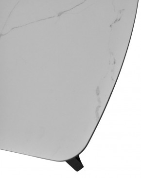Стол RASMUS 160 TL-45 Белый мрамор, испанская керамика / черный каркас, ®DISAUR в Нижневартовске - niznevartovsk.ok-mebel.com | фото 6
