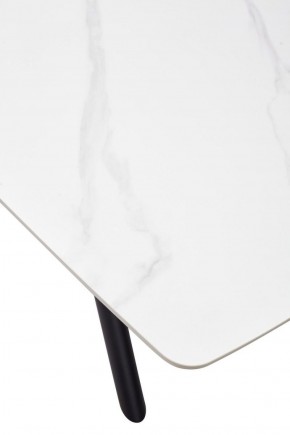 Стол RIVOLI 140 MATT WHITE MARBLE SOLID CERAMIC / BLACK, ®DISAUR в Нижневартовске - niznevartovsk.ok-mebel.com | фото 9