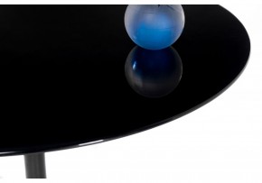 Стол стеклянный Tulip 90x74 black glass в Нижневартовске - niznevartovsk.ok-mebel.com | фото 2