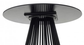 Стол TERNI 120 MATT BLACK MARBLE SOLID CERAMIC Черный мрамор матовый, керамика /Черн.каркас, ®DISAUR в Нижневартовске - niznevartovsk.ok-mebel.com | фото 6