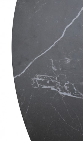 Стол TERNI 120 MATT BLACK MARBLE SOLID CERAMIC Черный мрамор матовый, керамика /Черн.каркас, ®DISAUR в Нижневартовске - niznevartovsk.ok-mebel.com | фото 9