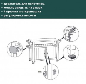 Столик для барбекю 207 Л (Unity XL 207L) в Нижневартовске - niznevartovsk.ok-mebel.com | фото 8