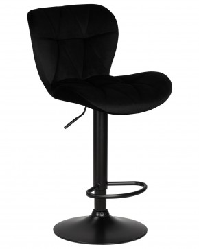 Стул барный DOBRIN BARNY BLACK, черный велюр (MJ9-101) в Нижневартовске - niznevartovsk.ok-mebel.com | фото