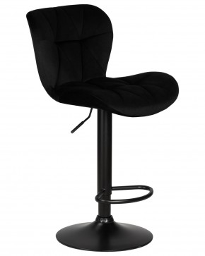 Стул барный DOBRIN BARNY BLACK, черный велюр (MJ9-101) в Нижневартовске - niznevartovsk.ok-mebel.com | фото 2