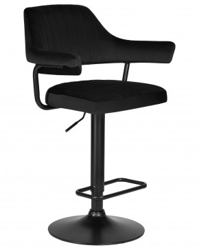 Стул барный DOBRIN CHARLY BLACK, черный велюр (MJ9-101) в Нижневартовске - niznevartovsk.ok-mebel.com | фото