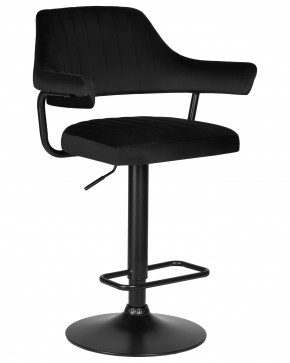 Стул барный DOBRIN CHARLY BLACK, черный велюр (MJ9-101) в Нижневартовске - niznevartovsk.ok-mebel.com | фото 2
