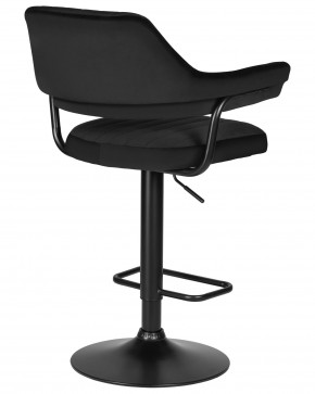 Стул барный DOBRIN CHARLY BLACK, черный велюр (MJ9-101) в Нижневартовске - niznevartovsk.ok-mebel.com | фото 4