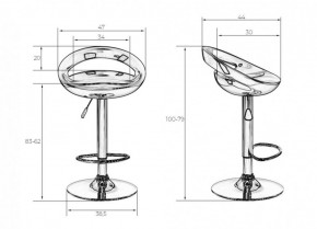 Стул барный DOBRIN DISCO LM-1010 (белый) в Нижневартовске - niznevartovsk.ok-mebel.com | фото 2