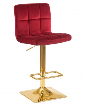 Стул барный DOBRIN GOLDIE, бордовый велюр (MJ9-43) в Нижневартовске - niznevartovsk.ok-mebel.com | фото