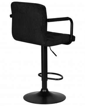 Стул барный DOBRIN KRUGER ARM BLACK, черный вельвет (LAR-E2041-52) в Нижневартовске - niznevartovsk.ok-mebel.com | фото 4
