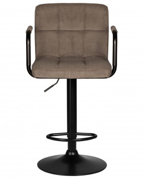 Стул барный DOBRIN KRUGER ARM BLACK, какао вельвет (LAR-E2041-05) в Нижневартовске - niznevartovsk.ok-mebel.com | фото 6