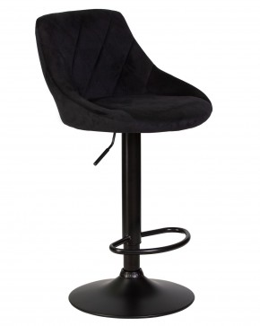 Стул барный DOBRIN LOGAN BLACK, черный велюр (MJ9-101) в Нижневартовске - niznevartovsk.ok-mebel.com | фото 2