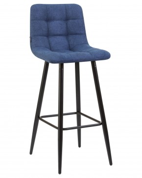 Стул барный DOBRIN NICOLE, черные матовые ножки, синяя ткань (UF860-14B) в Нижневартовске - niznevartovsk.ok-mebel.com | фото