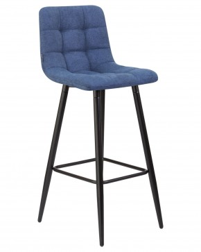 Стул барный DOBRIN NICOLE, черные матовые ножки, синяя ткань (UF860-14B) в Нижневартовске - niznevartovsk.ok-mebel.com | фото 2
