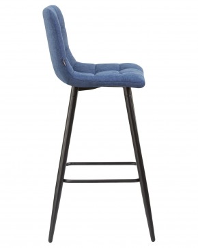 Стул барный DOBRIN NICOLE, черные матовые ножки, синяя ткань (UF860-14B) в Нижневартовске - niznevartovsk.ok-mebel.com | фото 3