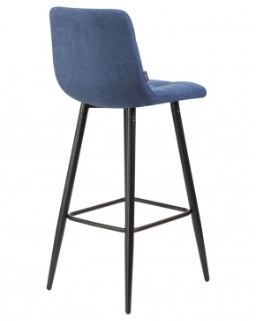 Стул барный DOBRIN NICOLE, черные матовые ножки, синяя ткань (UF860-14B) в Нижневартовске - niznevartovsk.ok-mebel.com | фото 4