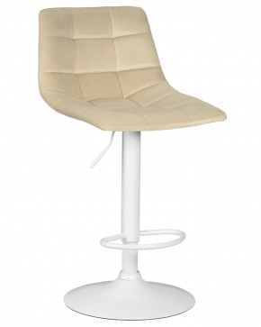 Стул барный DOBRIN TAILOR WHITE, бежевый велюр (MJ9-10) в Нижневартовске - niznevartovsk.ok-mebel.com | фото