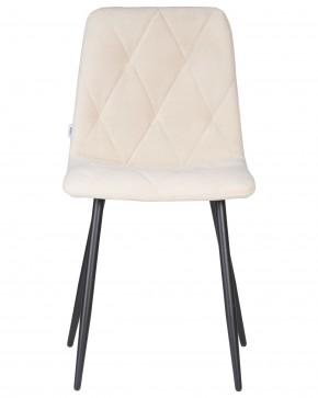Стул обеденный DOBRIN CHILLY ROMBO, Бежевый Simple 44, основание черный в Нижневартовске - niznevartovsk.ok-mebel.com | фото 6