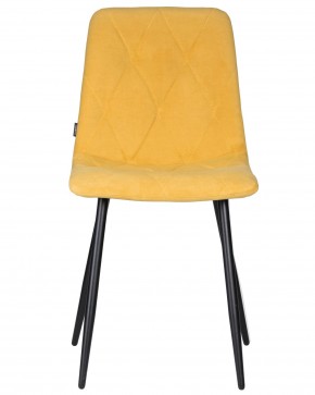 Стул обеденный DOBRIN CHILLY ROMBO, Горчичный Simple 15, основание черное в Нижневартовске - niznevartovsk.ok-mebel.com | фото 6