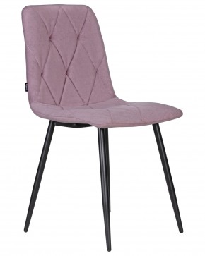 Стул обеденный DOBRIN CHILLY ROMBO, Лавандовый Simple 48, основание черное в Нижневартовске - niznevartovsk.ok-mebel.com | фото 2