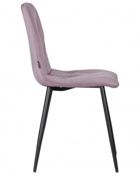 Стул обеденный DOBRIN CHILLY ROMBO, Лавандовый Simple 48, основание черное в Нижневартовске - niznevartovsk.ok-mebel.com | фото 3