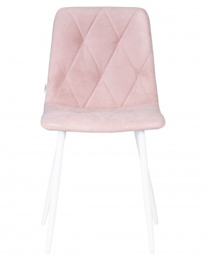 Стул обеденный DOBRIN CHILLY ROMBO, Розовый Simple 03, основание белый в Нижневартовске - niznevartovsk.ok-mebel.com | фото 6