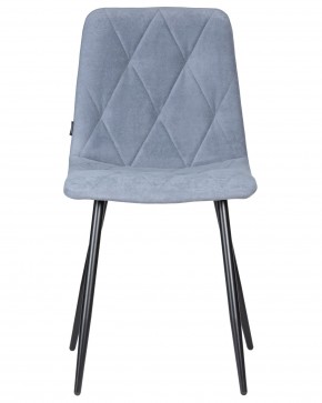 Стул обеденный DOBRIN CHILLY ROMBO, Серо-голубой Simple 26, основание черное в Нижневартовске - niznevartovsk.ok-mebel.com | фото 6