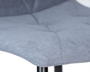 Стул обеденный DOBRIN CHILLY ROMBO, Серо-голубой Simple 26, основание черное в Нижневартовске - niznevartovsk.ok-mebel.com | фото 9