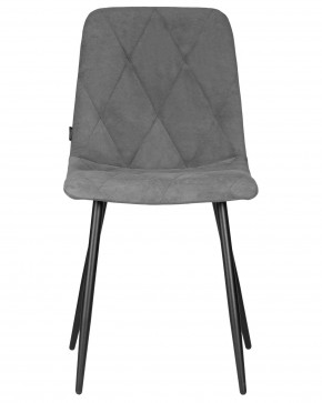 Стул обеденный DOBRIN CHILLY ROMBO, Серый Simple 33, основание черное в Нижневартовске - niznevartovsk.ok-mebel.com | фото 6