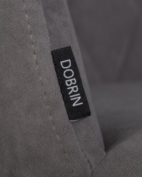 Стул обеденный DOBRIN ROBY, ЭМАЛЬ ЧЕРНЫЙ МУАР велюр Catania Stone в Нижневартовске - niznevartovsk.ok-mebel.com | фото 7