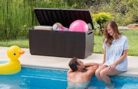 Сундук CAPRI STORAGE BOX 305 L коричневый в Нижневартовске - niznevartovsk.ok-mebel.com | фото 2