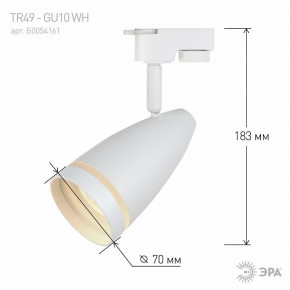 Светильник на штанге Эра  TR49 - GU10 WH в Нижневартовске - niznevartovsk.ok-mebel.com | фото 4