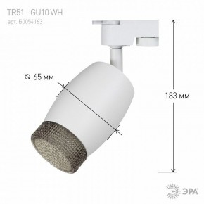 Светильник на штанге Эра  TR51 - GU10 WH в Нижневартовске - niznevartovsk.ok-mebel.com | фото 4