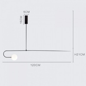 Светильник на штанге Imperiumloft LINES LINES-07 в Нижневартовске - niznevartovsk.ok-mebel.com | фото 3