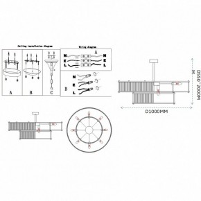 Светильник на штанге Imperiumloft RH Marais Round Chandelier 40,2668 в Нижневартовске - niznevartovsk.ok-mebel.com | фото 11