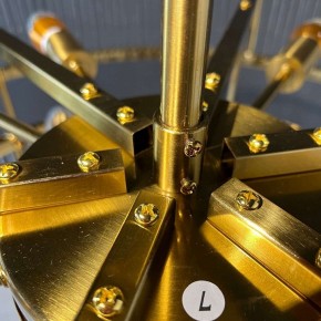 Светильник на штанге Imperiumloft RH Marais Round Chandelier 40,2668 в Нижневартовске - niznevartovsk.ok-mebel.com | фото 5