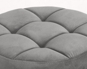 Табурет барный DOBRIN BRUNO BLACK, серый велюр (MJ9-75) в Нижневартовске - niznevartovsk.ok-mebel.com | фото 2