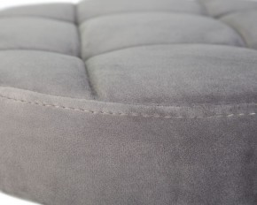 Табурет барный DOBRIN BRUNO BLACK, серый велюр (MJ9-75) в Нижневартовске - niznevartovsk.ok-mebel.com | фото 4