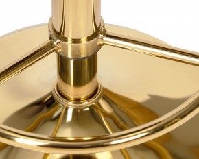 Табурет барный DOBRIN BRUNO GOLD, пудрово-розовый велюр (MJ9-32) в Нижневартовске - niznevartovsk.ok-mebel.com | фото 3