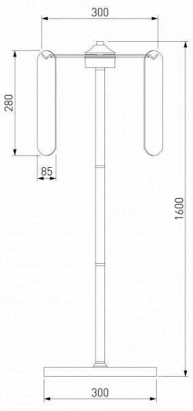 Торшер Eurosvet Claire 01171/3 золото в Нижневартовске - niznevartovsk.ok-mebel.com | фото 3