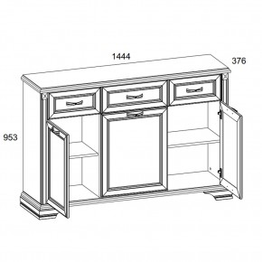 Тумба 3D3S, MONAKO, цвет Сосна винтаж/дуб анкона в Нижневартовске - niznevartovsk.ok-mebel.com | фото 2