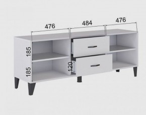 Тумба под ТВ ТВМ-6 (белый) в Нижневартовске - niznevartovsk.ok-mebel.com | фото 2