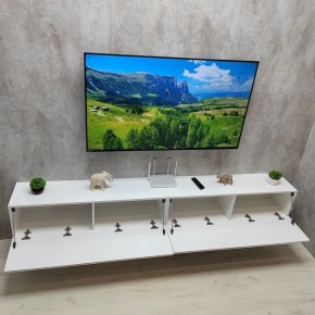 Тумба подвесная под ТВ LINES MTV4-MA 1150 Белый матовый (Белый-M 10.1.2) в Нижневартовске - niznevartovsk.ok-mebel.com | фото 11